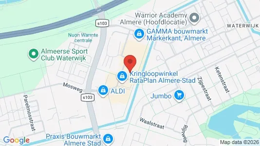 Bedrijfsruimtes for rent i Almere - kort over placeringen