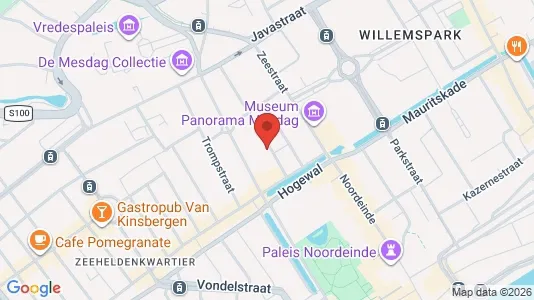 Kantorruimte for rent i The Hague Centrum - kort over placeringen