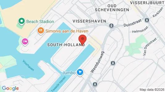 Kantorruimte for rent i The Hague Scheveningen - kort over placeringen