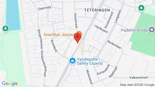 Kantorruimte for rent i Breda - kort over placeringen