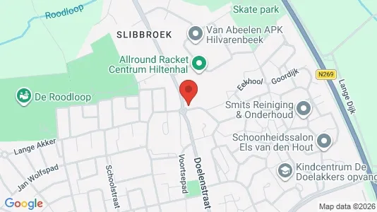 Grond for rent i Hilvarenbeek - kort over placeringen