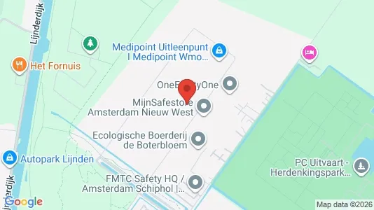 Producties for rent i Amsterdam Geuzenveld / Slotermeer - kort over placeringen