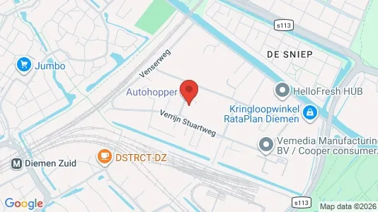 Bedrijfsruimtes for rent i Diemen - kort over placeringen