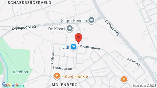 Bedrijfsruimtes for rent i Heerlen - kort over placeringen