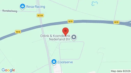 Bedrijfsruimtes for rent i Haaksbergen - kort over placeringen