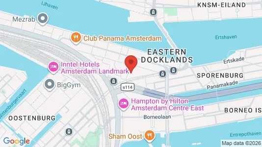 Kantorruimte for rent i Amsterdam Zeeburg - kort over placeringen