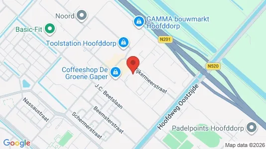 Kantorruimte for rent i Haarlemmermeer - kort over placeringen