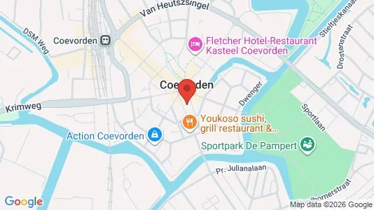 Bedrijfsruimtes for sale i Coevorden - kort over placeringen