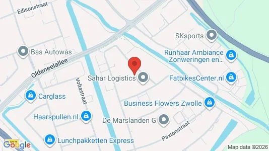 Producties for sale i Zwolle - kort over placeringen