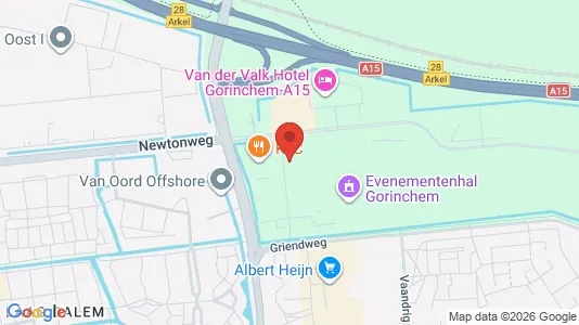 Kantorruimte for rent i Gorinchem - kort over placeringen