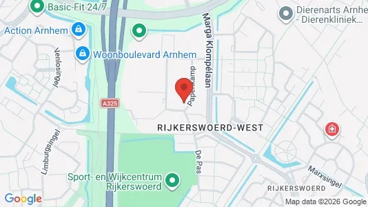 Bedrijfsruimtes for rent i Arnhem - kort over placeringen