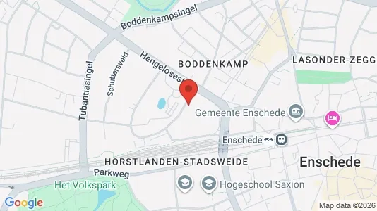 Kantorruimte for rent i Enschede - kort over placeringen