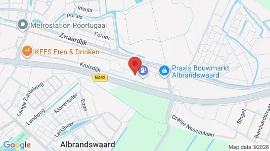 Bedrijfsruimtes for rent i Albrandswaard - kort over placeringen