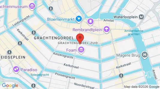 Kantorruimte for rent i Amsterdam Centrum - kort over placeringen