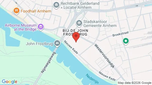 Bedrijfsruimtes for rent i Arnhem - kort over placeringen