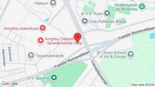 Kantorruimte for rent i Breda - Foto uit Google Street View