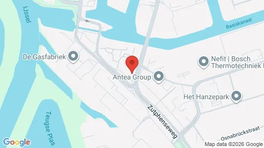 Bedrijfsruimtes for rent i Deventer - kort over placeringen