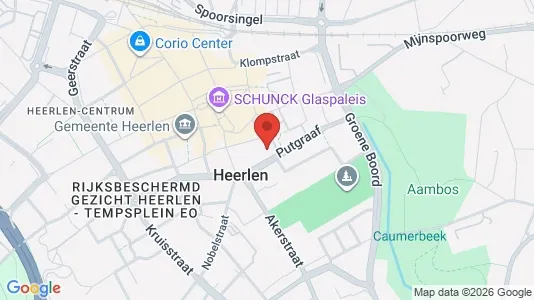 Kantorruimte for rent i Heerlen - kort over placeringen