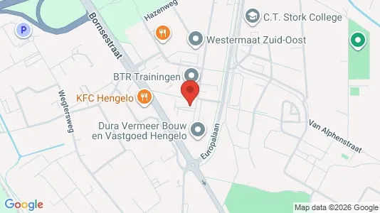 Kantorruimte for sale i Hengelo - kort over placeringen