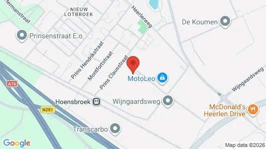 Bedrijfsruimtes for rent i Heerlen - kort over placeringen