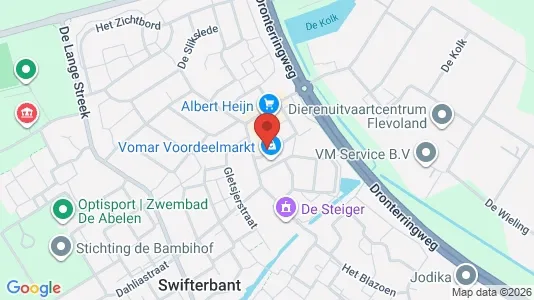 Bedrijfsruimtes for rent i Dronten - kort over placeringen