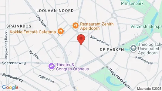 Kantorruimte for rent i Apeldoorn - kort over placeringen