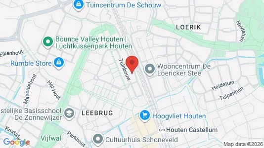 Kantorruimte for rent i Houten - kort over placeringen