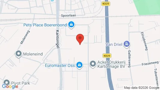 Bedrijfsruimtes for sale i Oss - kort over placeringen