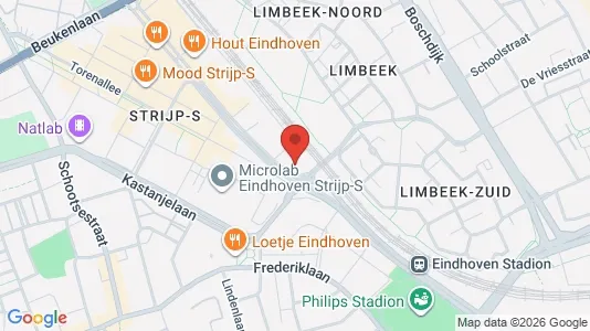 Kantorruimte for rent i Eindhoven - kort over placeringen