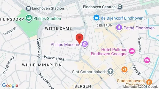 Kantorruimte for rent i Eindhoven - kort over placeringen
