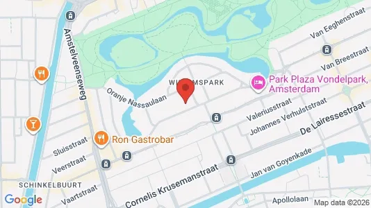 Kantorruimte for rent i Amsterdam Oud-Zuid - kort over placeringen