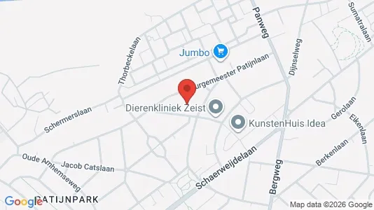 Kantorruimte for rent i Zeist - kort over placeringen