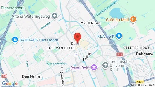 Grond for sale i Delft - kort over placeringen