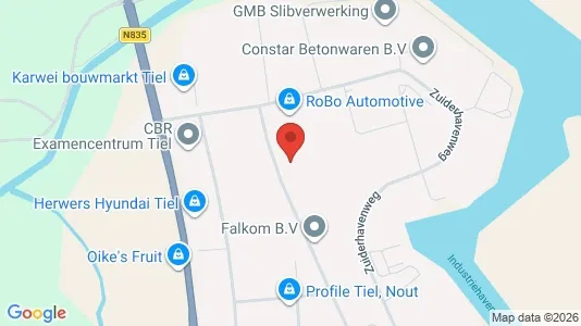 Bedrijfsruimtes for rent i Tiel - Foto uit Google Street View