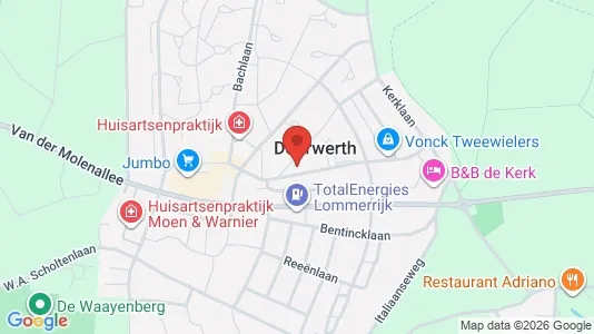 Kantorruimte for rent i Renkum - kort over placeringen