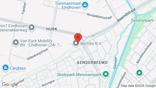 Kantorruimte for rent i Eindhoven - kort over placeringen