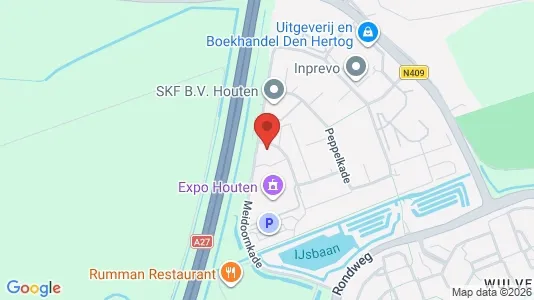 Bedrijfsruimtes for rent i Houten - Foto uit Google Street View