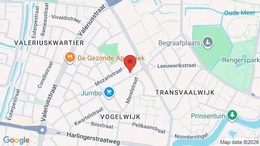 Kantorruimte for rent i Leeuwarden - kort over placeringen