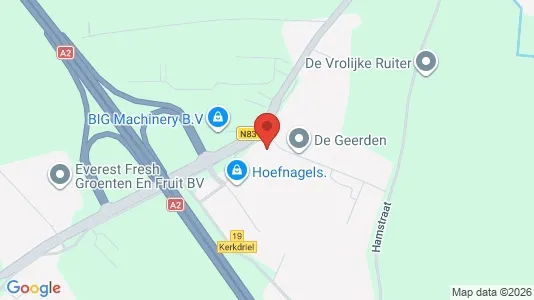 Bedrijfsruimtes for rent i Maasdriel - kort over placeringen