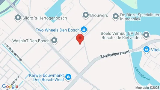 Bedrijfsruimtes for rent i Den Bosch - kort over placeringen