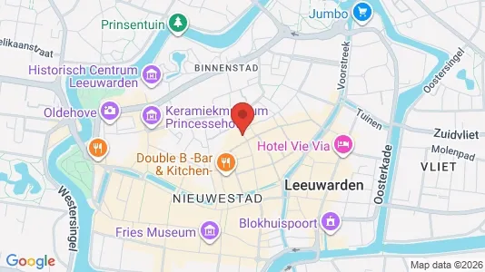 Kantorruimte for rent i Leeuwarden - kort over placeringen