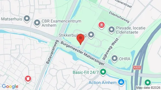 Kantorruimte for rent i Arnhem - kort over placeringen