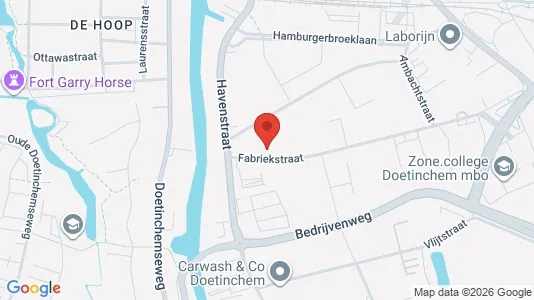 Bedrijfsruimtes for rent i Doetinchem - kort over placeringen