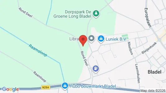Producties for rent i Bladel - kort over placeringen
