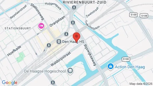 Kantorruimte for rent i The Hague Centrum - kort over placeringen