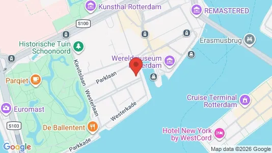 Bedrijfsruimtes for rent i Rotterdam Centrum - kort over placeringen