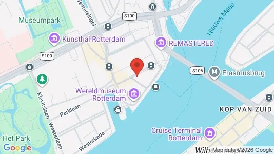 Bedrijfsruimtes for rent i Rotterdam Centrum - kort over placeringen