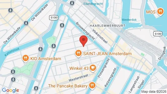 Bedrijfsruimtes for sale i Amsterdam Centrum - kort over placeringen