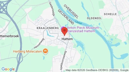 Bedrijfsruimtes for rent i Hattem - kort over placeringen