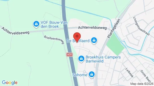 Kantorruimte for rent i Barneveld - kort over placeringen